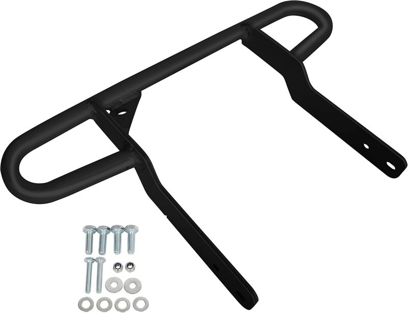 ALMULOO Rear Grab Bar Compatible with Yamaha Raptor 660 660R 2001-2005 Yamaha YFZ450 2004-2009 Black Aluminum Powder Coated Rear Wide Grab Bar Bumper - Image 1